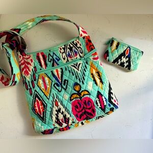 Vera Bradley Triple Zip Hipster Crossbody Bag - with wallet Pueblo‎